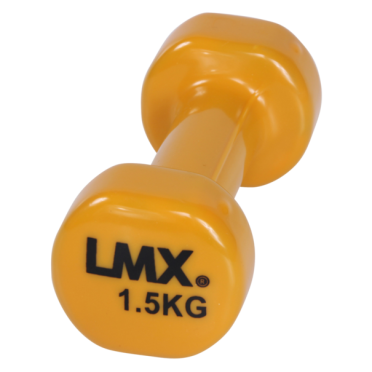 Lifemaxx Vinyl Dumbbellset Oranje 1,5 kg LMX 1150
