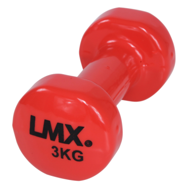 Lifemaxx Vinyl Dumbbellset Rood 3 kg LMX 1150