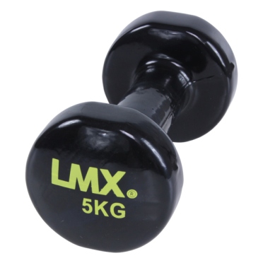Lifemaxx Vinyl Dumbbellset Zwart 5 kg LMX 1150