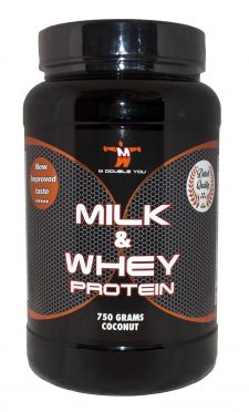 M Double You milk & whey protein kokos 750 gram