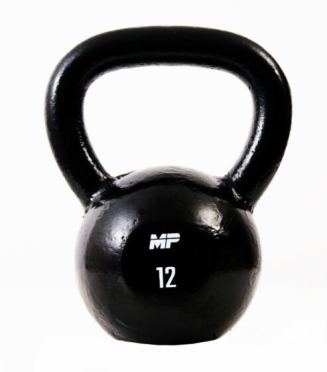 Muscle Power Gietijzeren Kettlebell 12 KG MP1303 