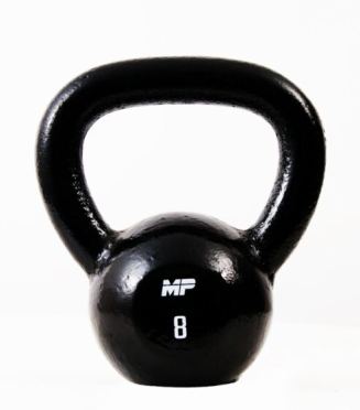 Muscle Power Gietijzeren Kettlebell 8 KG MP1303 