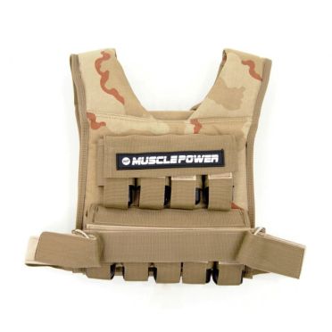 Muscle Power Gewichtsvest 20 kg Camou