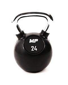 Muscle Power Kettlebell Rubber - Chrome 24 KG MP1304 