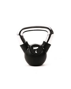 Muscle Power Kettlebell Rubber - Chrome 4 KG MP1304 