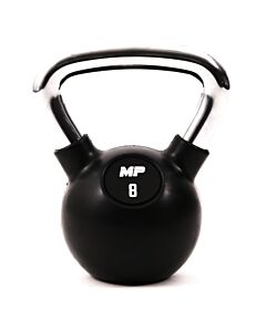 Muscle Power Kettlebell Rubber - Chrome 8 KG MP1304 