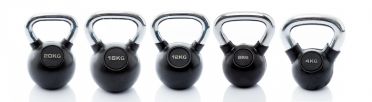 Muscle Power Kettlebell-set Rubber/Chrome 4 - 20 kg