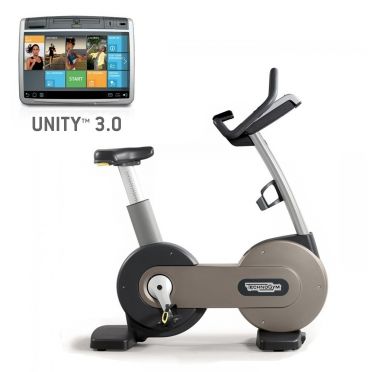 TechnoGym hometrainer Excite+ New Bike 700 Unity 3.0 zilver gebruikt