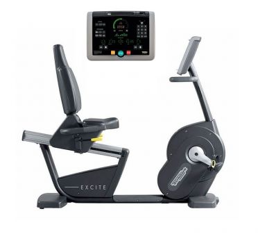 TechnoGym ligfiets Recline Excite+ 700i zwart gebruikt