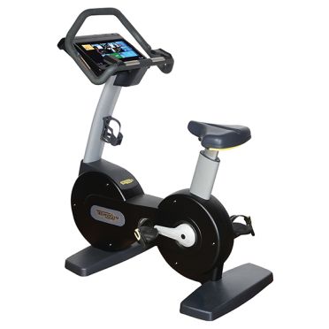 Is strak huisvrouw Technogym hometrainer Bike Excite+ 500i zwart gebruikt kopen? Bestel bij  fitness24.be