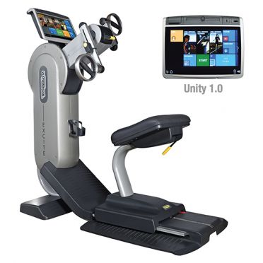 TechnoGym Armfiets Excite+ Top 700 Unity zilver gebruikt