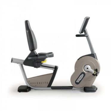 TechnoGym ligfiets Excite+ New Recline 700 Unity zilver gebruikt 