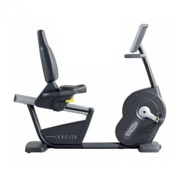 TechnoGym ligfiets Recline Excite+ 700i zwart gebruikt 