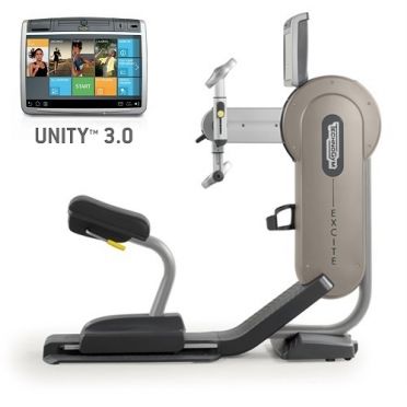 TechnoGym Armfiets Excite+ Top 700 Unity 3.0 zilver gebruikt