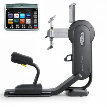 TechnoGym Armfiets Top Excite+ 700 visioweb zwart gebruikt