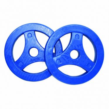 Tunturi Aerobic Halterschijf Blauw 2 x 2,5 kg 