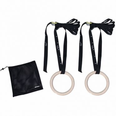 Tunturi Houten Gym Ringen Set - 28 mm 