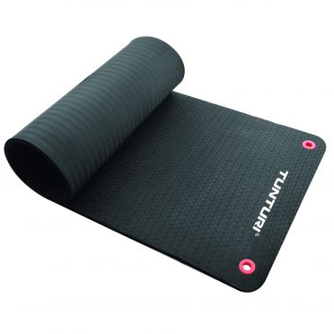 Tunturi Professionele fitnessmat zwart 180cm  