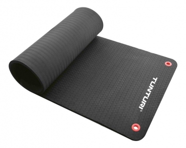 Tunturi Professionele fitnessmat zwart 140cm  