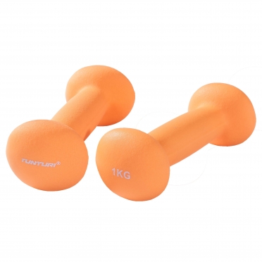 Tunturi Neopreen Dumbbell Set 1 KG Oranje 14TUSCL374 