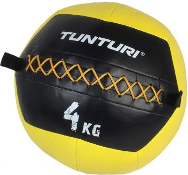 Tunturi Wall ball 4kg Geel 