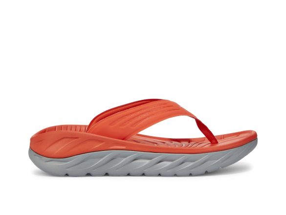 Hoka One One ORA Recovery Flip slippers rood heren 1099675-MRWDV
