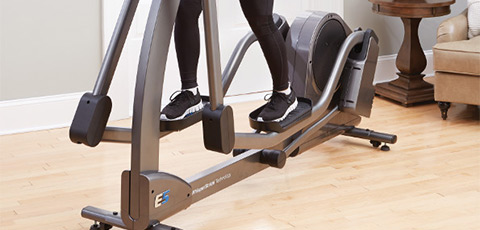 Crosstrainer vliegwiel achter