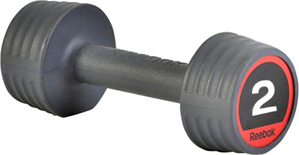 Reebok rubber dumbell 2.0 kg 7.207.142