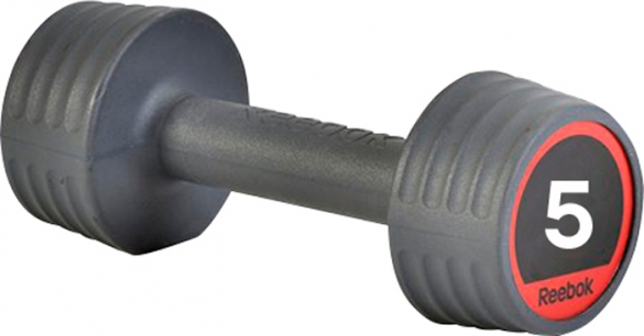 Reebok rubber dumbell 5.0 kg 7.207.145