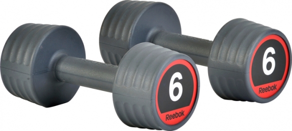 Reebok rubber dumbell 6.0 kg 7.207.146