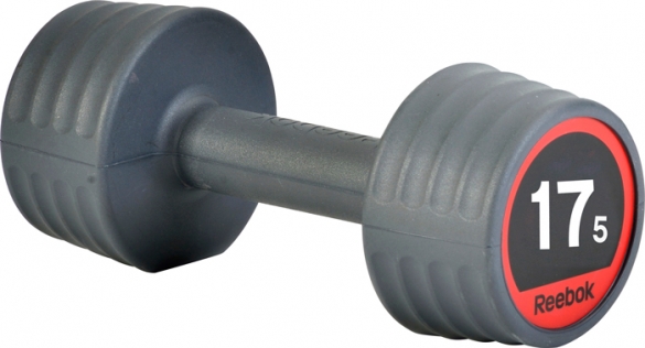 Reebok rubber dumbell 17.5 kg 7.207.153