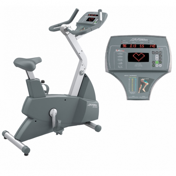 Life Fitness hometrainer Club Series Upright lifecycle 2011 SCLC Gebruikt LFCLUBCYCLE2011