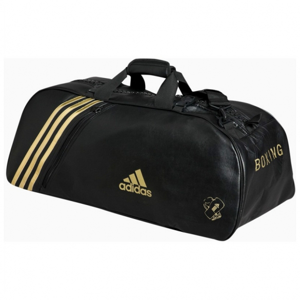 Adidas Super Sporttas zwart/goud Large Bestel bij fitness24.be