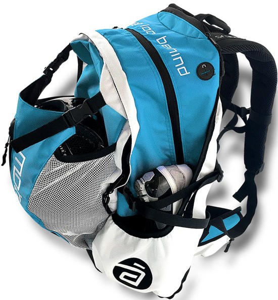 Cádomotus Airflow wedstrijdtas cyaan blauw/wit CMS.06.02.059