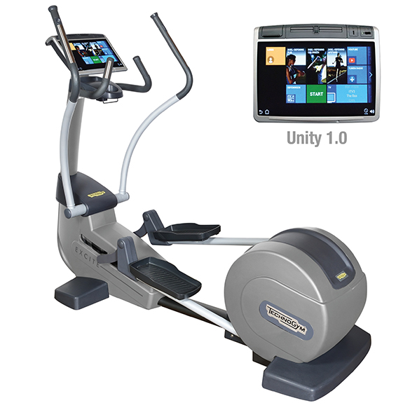TechnoGym crosstrainer Excite+ Synchro 700 Unity zwart gebruikt BBTGESY700UZW