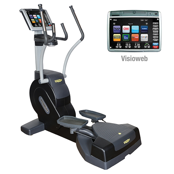 TechnoGym lateral trainer Crossover Excite+ 700 Visioweb zwart gebruikt BBTGCE700VLCDTVIZW