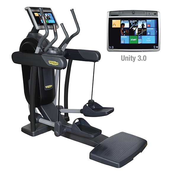 TechnoGym crosstrainer Excite+ Vario 700 Unity 3.0 zwart gebruikt BBTGEV700U3ZW