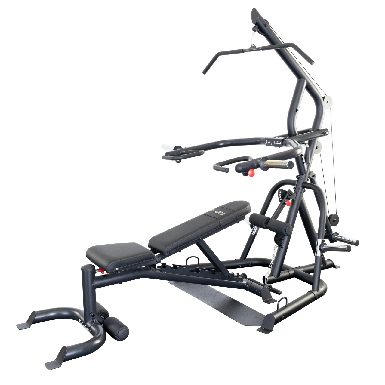Body-Solid Corner leverage gym + halterbank KGLGS100P4