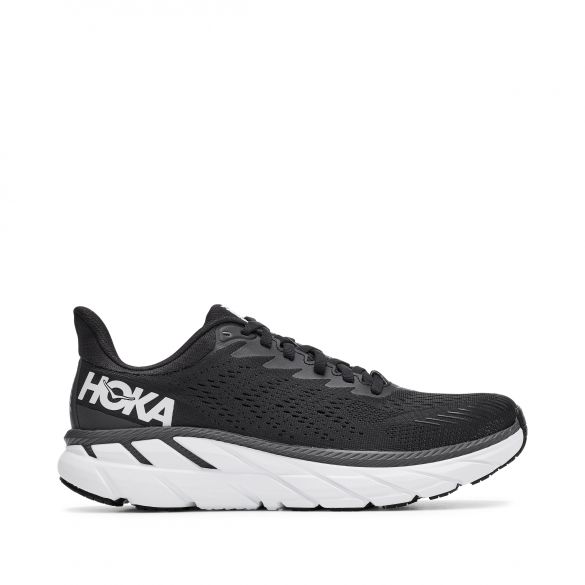 Hoka One One Clifton 7 hardloopschoenen zwart heren 1110508-BWHT