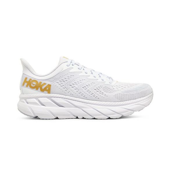 Hoka One One Clifton 7 schoenen wit/goud heren 1110508-WGEG