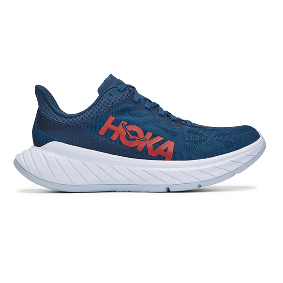 Hoka One One Carbon X 2 hardloopschoenen donkerblauw dames 1113527-MBCHR