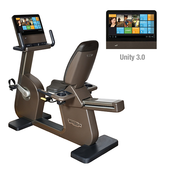 TechnoGym ligfiets Artis Recline Unity 3.0 gebruikt BBTGARU3
