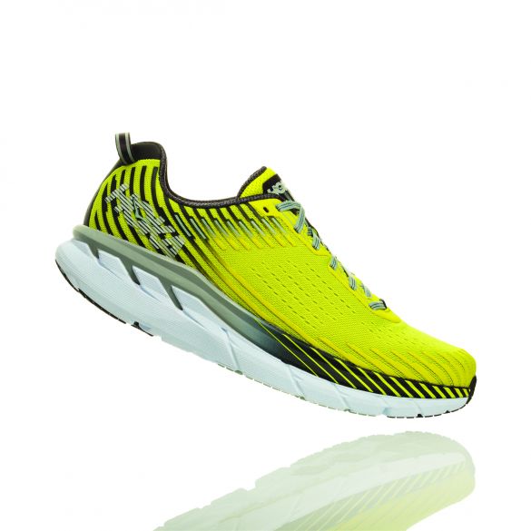 Hoka One One Clifton 5 hardloopschoenen geel heren 1093755EPNI