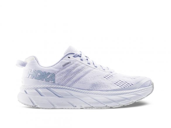 Hoka One One Clifton 6 hardloopschoenen wit heren 1102872-BWWH
