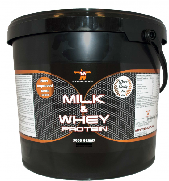 M Double You milk & whey protein chocolade 5000 gram MDYM&WCHO5000