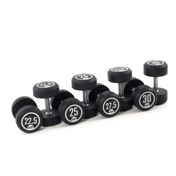 Muscle Power dumbbellset rond rubber 22,5 - 30 kg FFMP51D2A-22.5-30KG