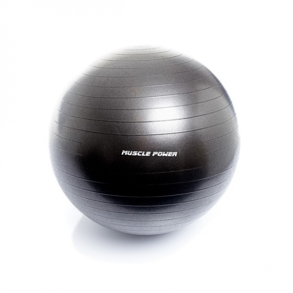 Muscle Power Gym Ball 75 CM Zwart MP1462 MP146275CM