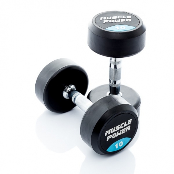 Muscle Power Ronde Dumbbellset 10 KG MP914 MP914-10KGSET
