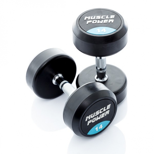 Muscle Power Ronde Dumbbellset 14 KG MP914 MP914-14KGSET