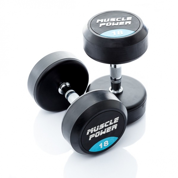 Muscle Power Ronde Dumbbellset 18 KG MP914 MP914-18KGSET